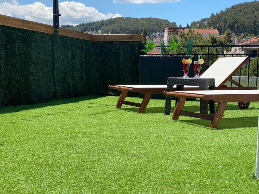 Rooftop Apartment With Garden In Ioánnina Exteriér fotografie