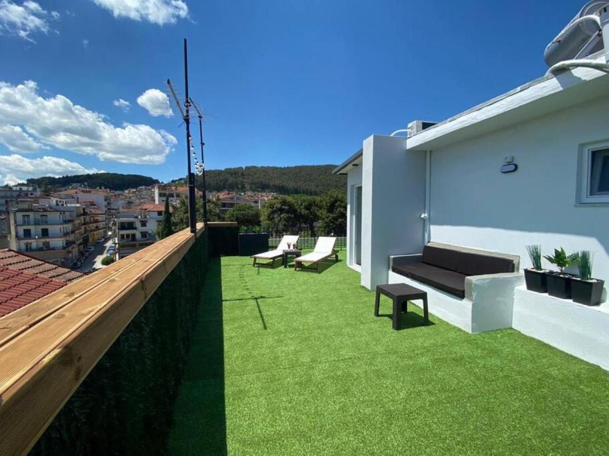 Rooftop Apartment With Garden In Ioánnina Exteriér fotografie