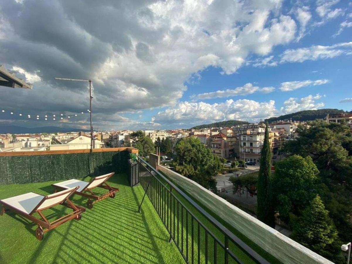 Rooftop Apartment With Garden In Ioánnina Exteriér fotografie